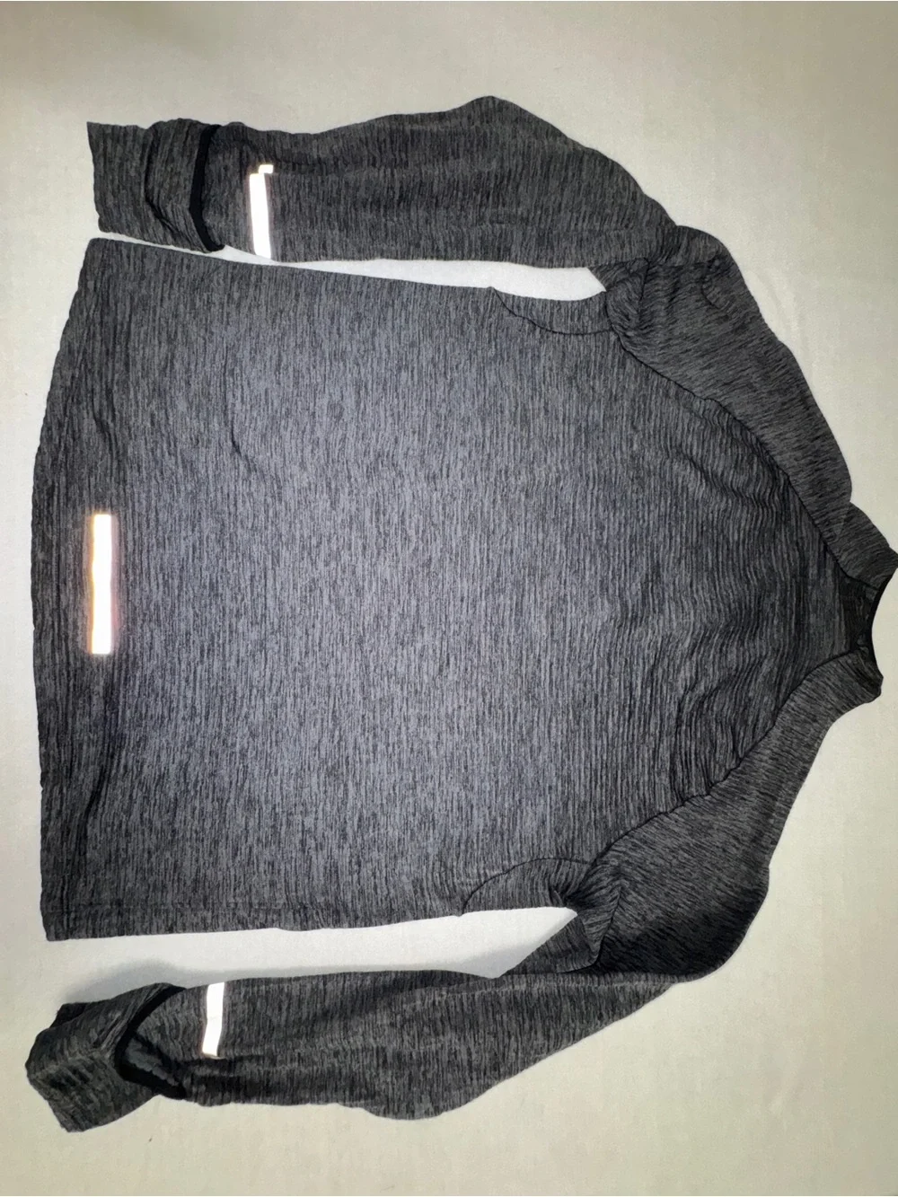 Nike women's Black Heather Quarter-Zip Performance Jacket